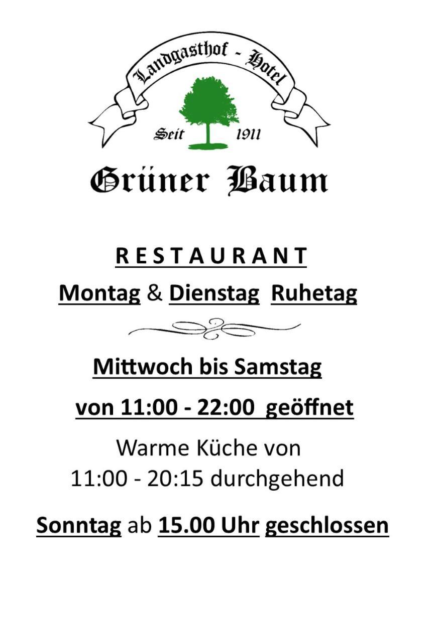 Hotel Landgasthof Grüner Baum 3*